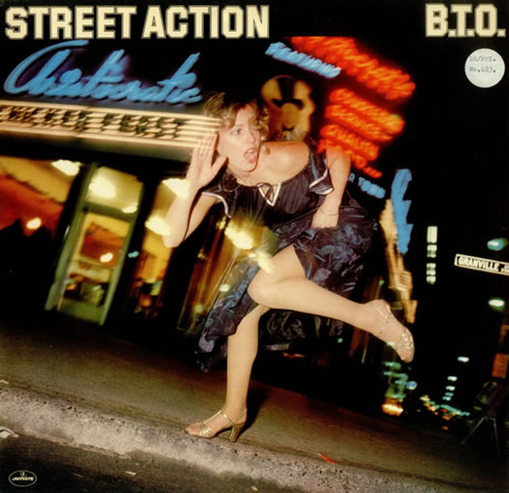 Bachman Turner Overdrive Street Action - EX UK vinyl LP album (LP record) 9100051