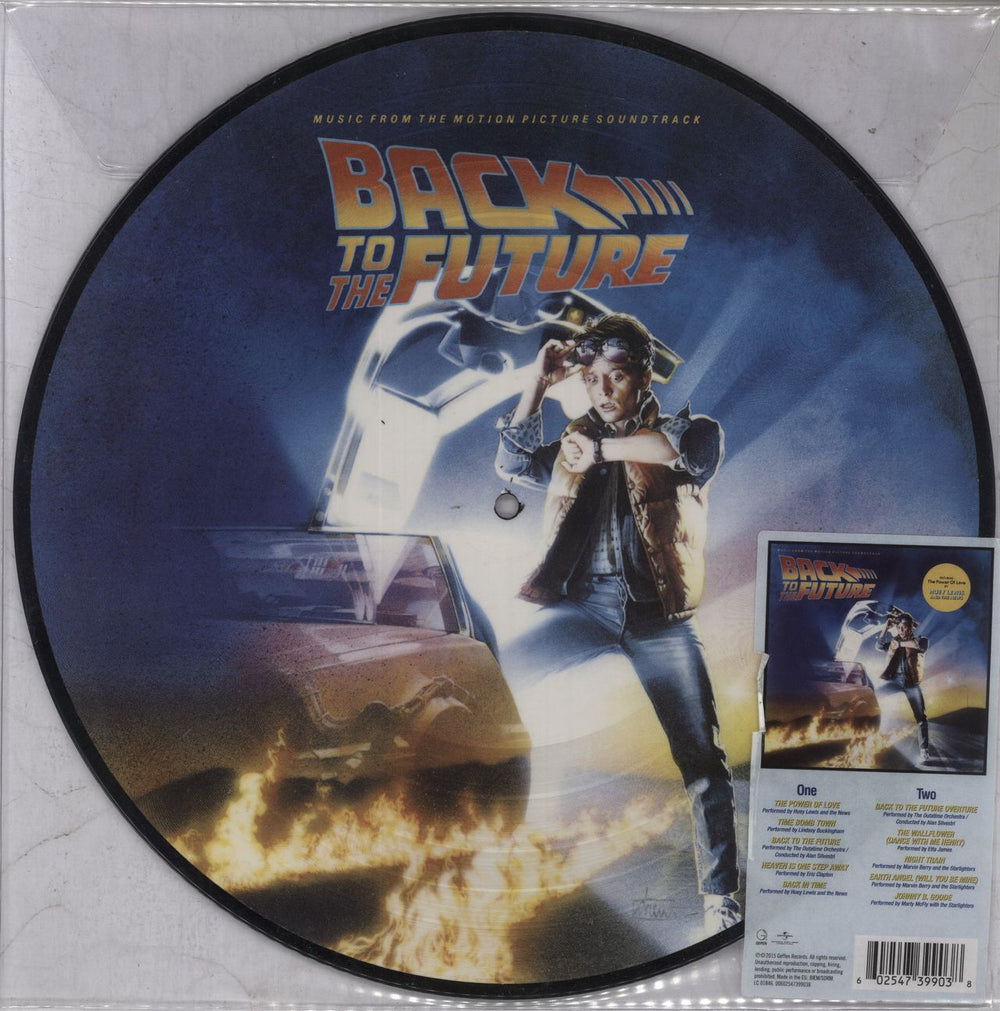 Back To The Future Back To The Future UK picture disc LP (vinyl picture disc album) 00602547399038