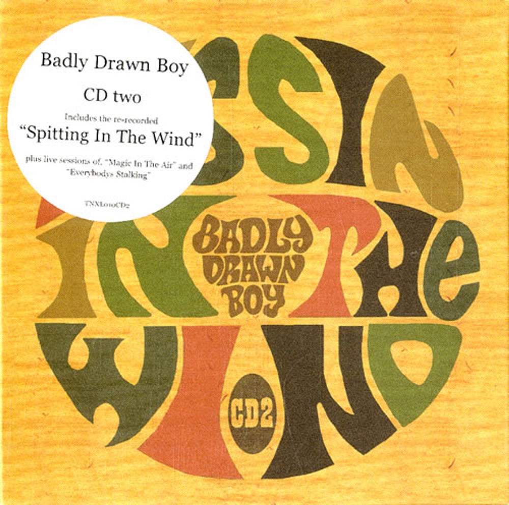 Badly Drawn Boy Spitting In The Wind - Disc Two UK CD single (CD5 / 5") TNXL010CD2