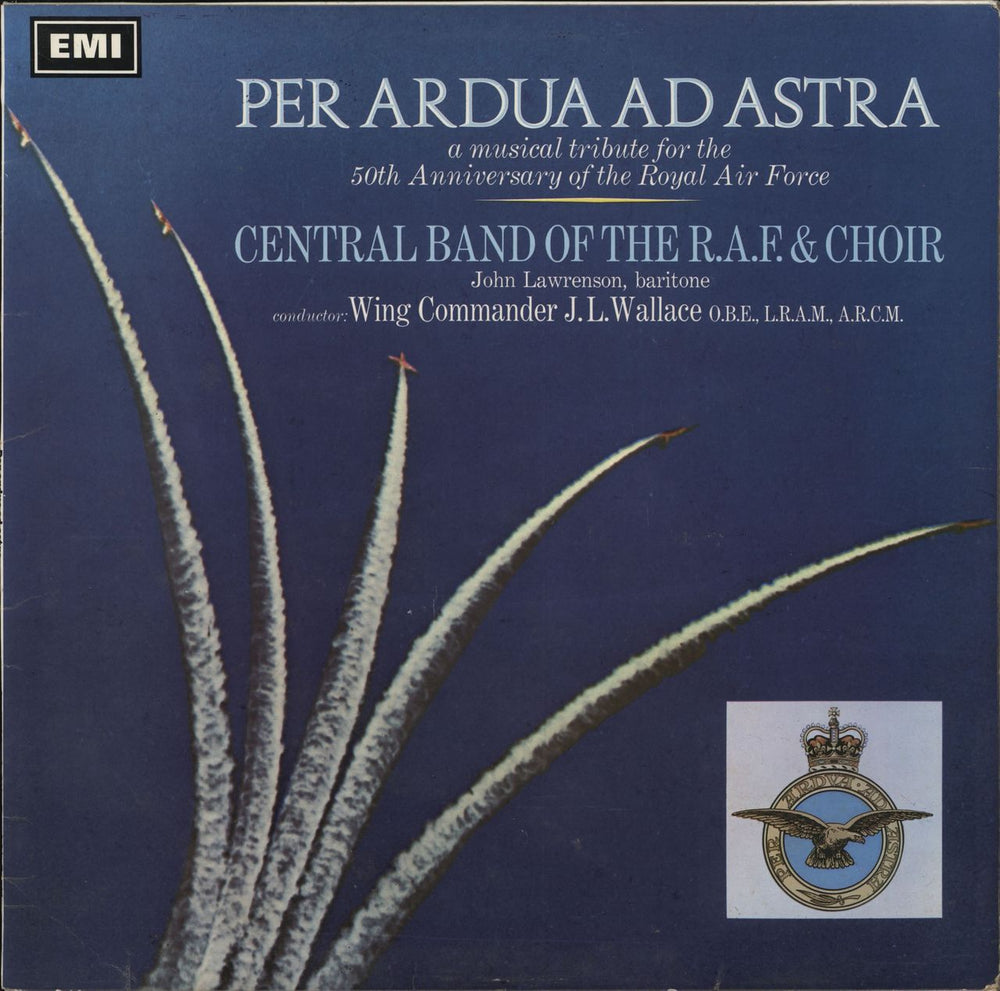 Band Of The Royal Air Force Per Ardua Ad Astra UK vinyl LP album (LP record) CSD3647