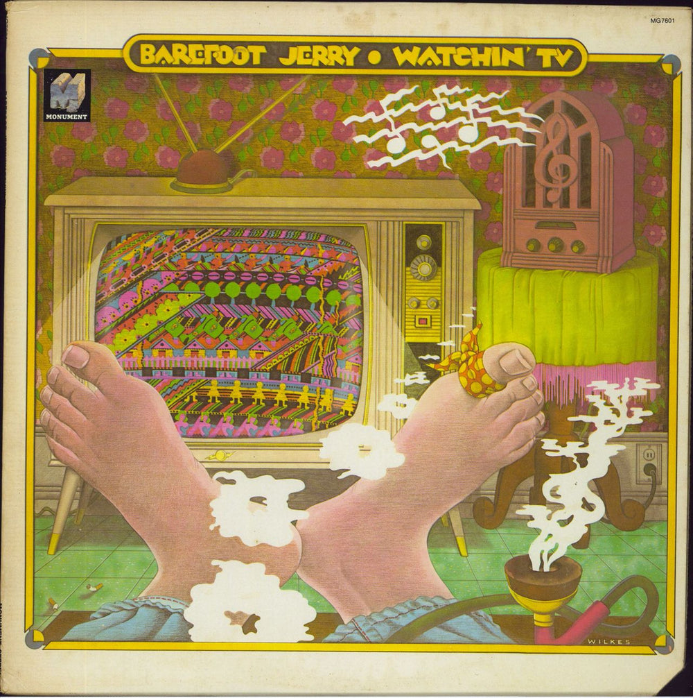 Barefoot Jerry Watchin' TV US vinyl LP album (LP record) MG7601