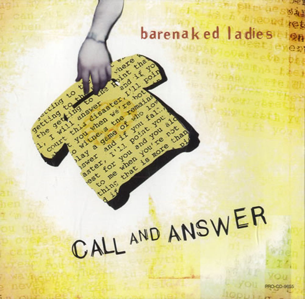 Barenaked Ladies Call And Answer US Promo CD single (CD5 / 5") PROCD9655