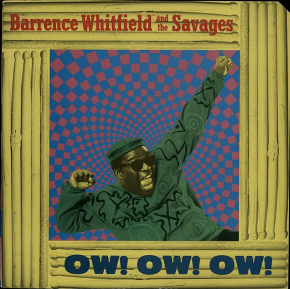 Barrence Whitfield Ow! Ow! Ow! US vinyl LP album (LP record) 9011