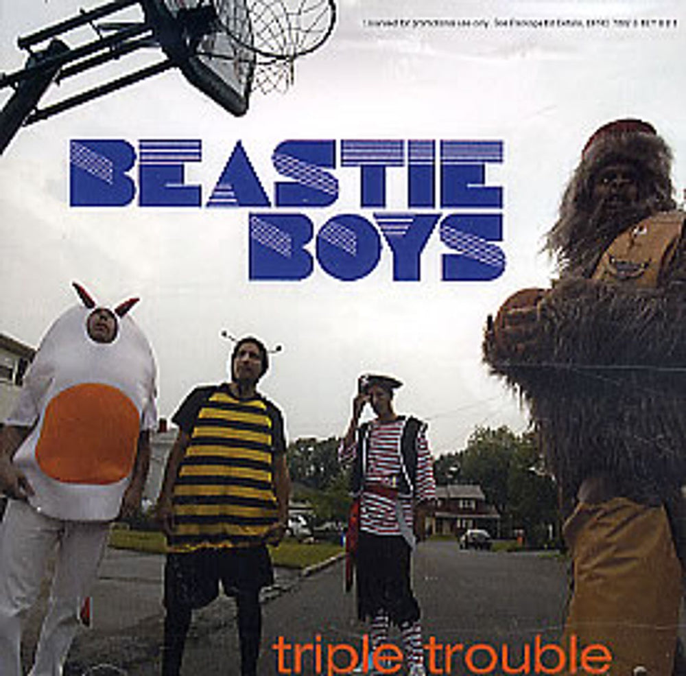 Beastie Boys Triple Trouble US Promo CD single (CD5 / 5") DPRO-18718-2