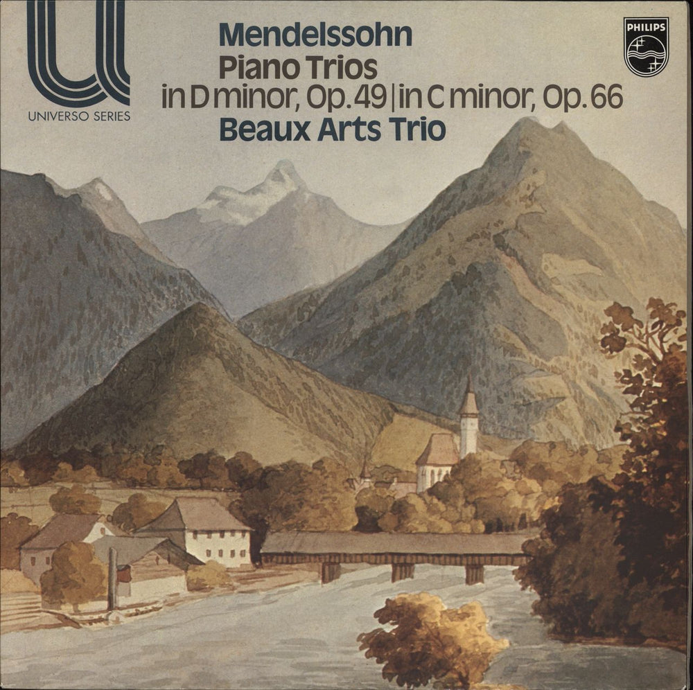 Beaux Arts Trio Mendelssohn: Piano Trios UK vinyl LP album (LP record) 6580211