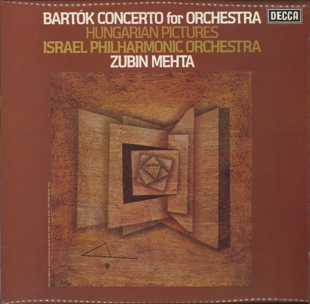 Béla Bartók Concerto For Orchestra / Hungarian Pictures UK vinyl LP album (LP record) SXL6730