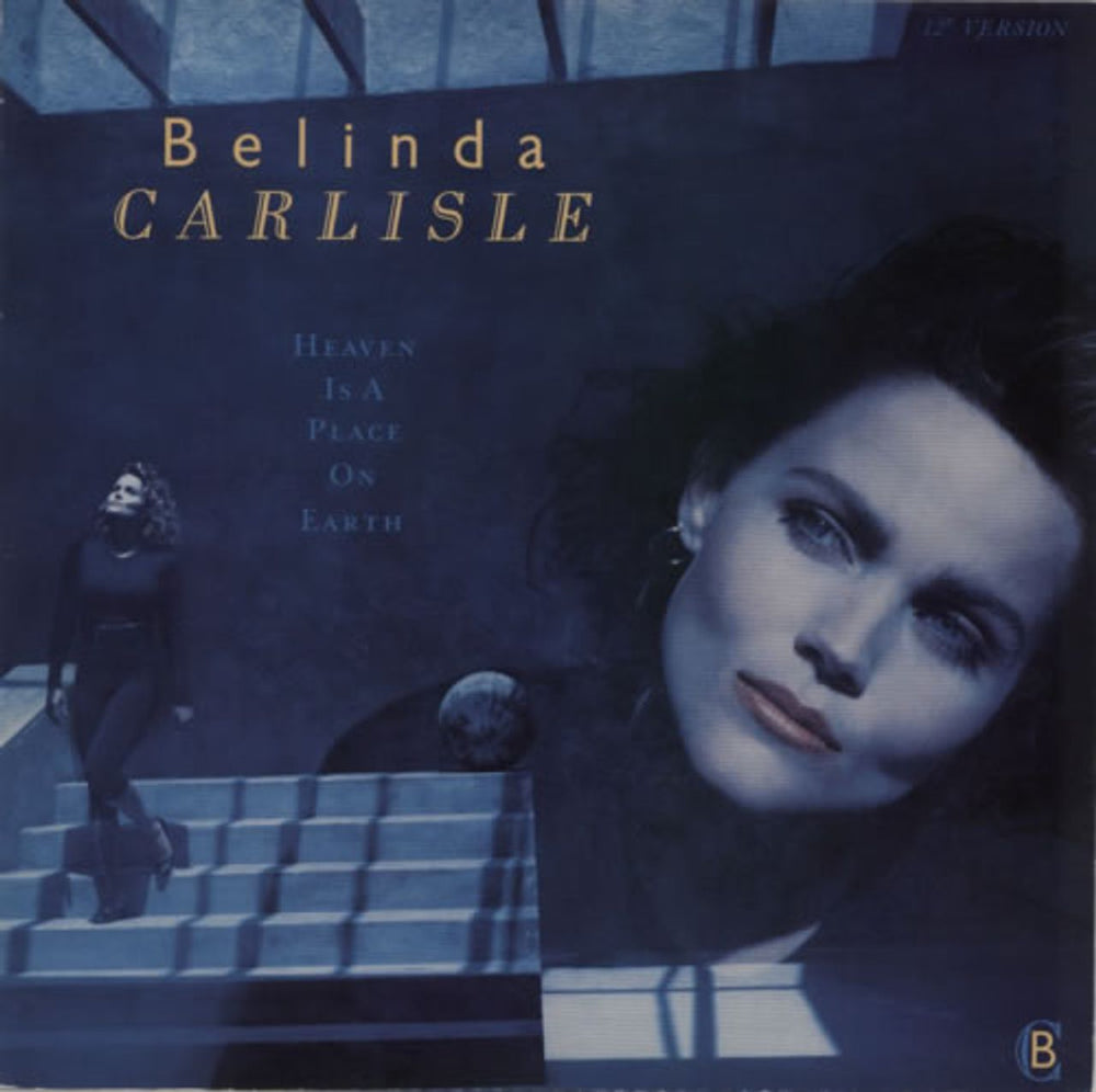 Belinda Carlisle Heaven Is A Place On Earth UK 12" vinyl single (12 inch record / Maxi-single) VST1036