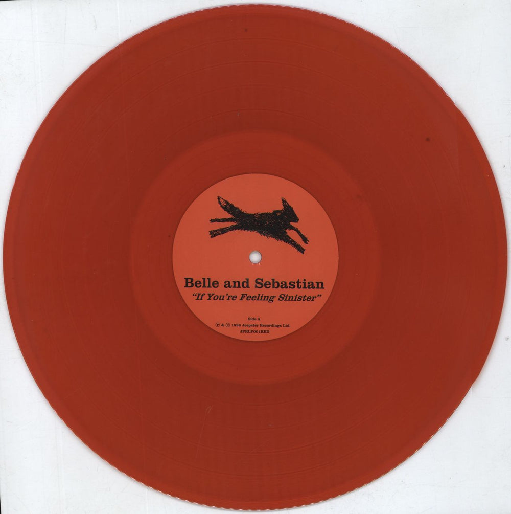 Belle & Sebastian If You're Feeling Sinister - Red Vinyl UK vinyl LP album (LP record) B&SLPIF810035