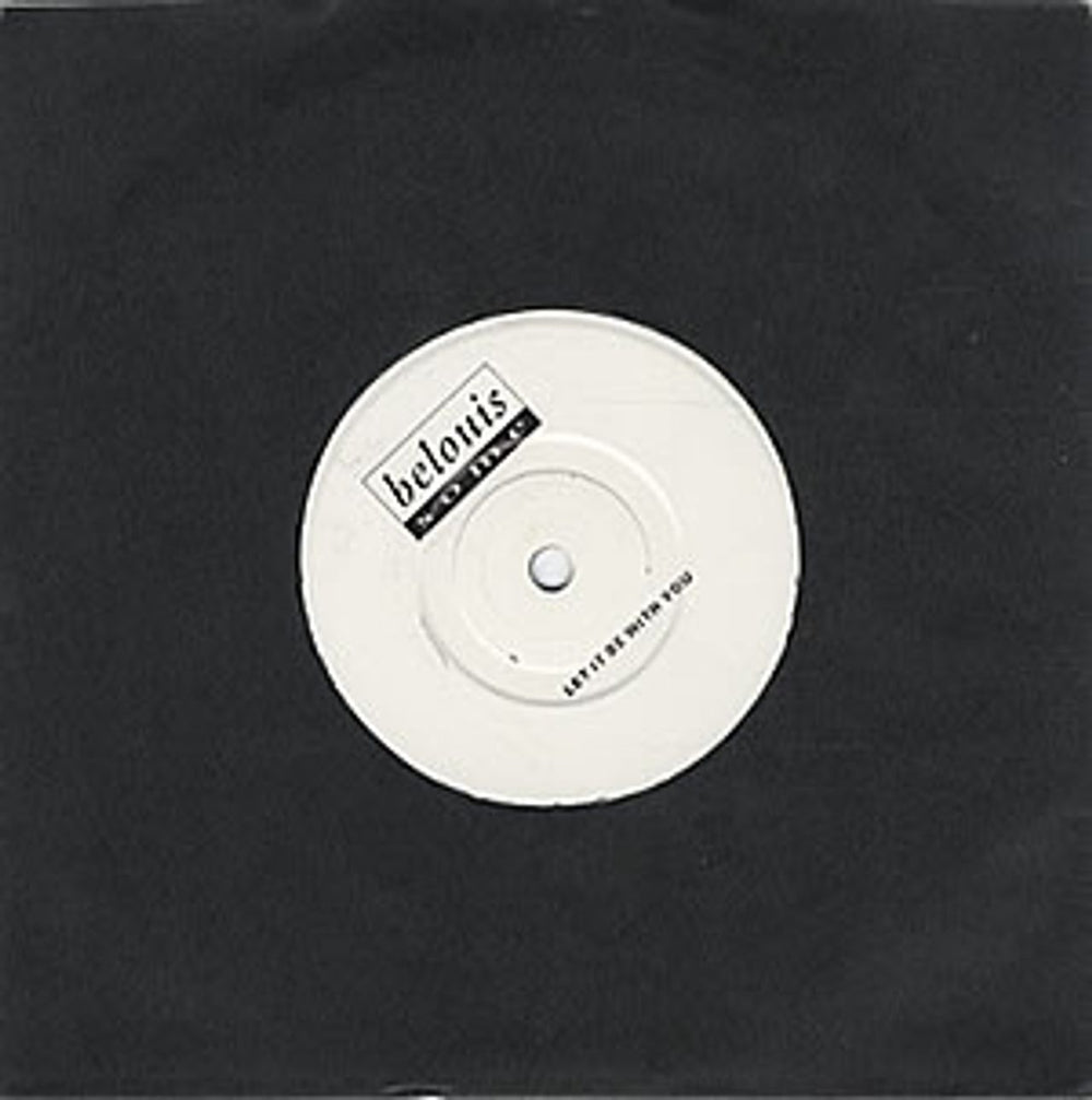 Belouis Some Let It Be With You UK Promo 7" vinyl single (7 inch record / 45) R6154