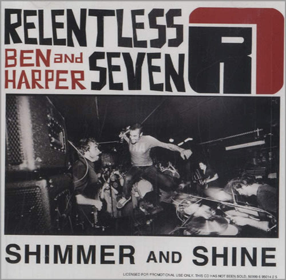 Ben Harper Shimmer And Shine US Promo CD single (CD5 / 5") 5099969501425