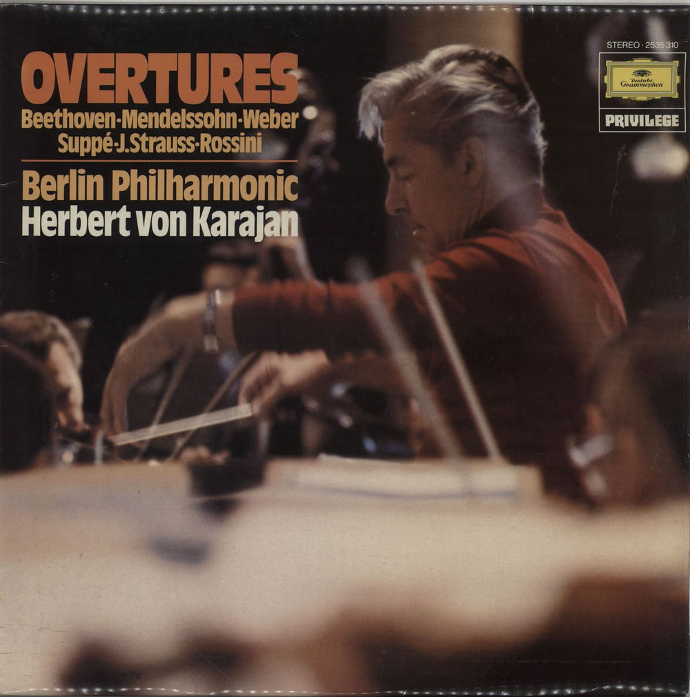 Berliner Philharmoniker Overtures UK vinyl LP album (LP record) 2535310