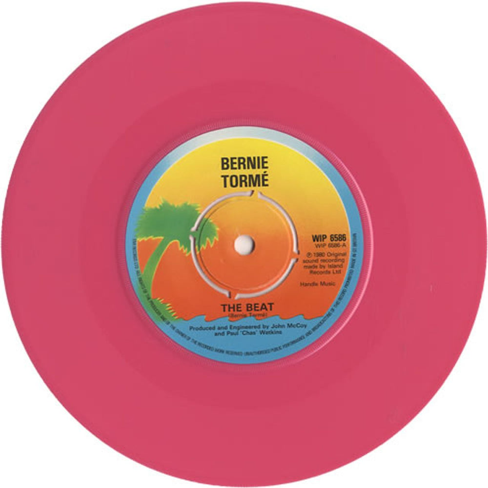 Bernie Tormé The Beat - Pink Vinyl UK 7" vinyl single (7 inch record / 45) BK-07TH448015
