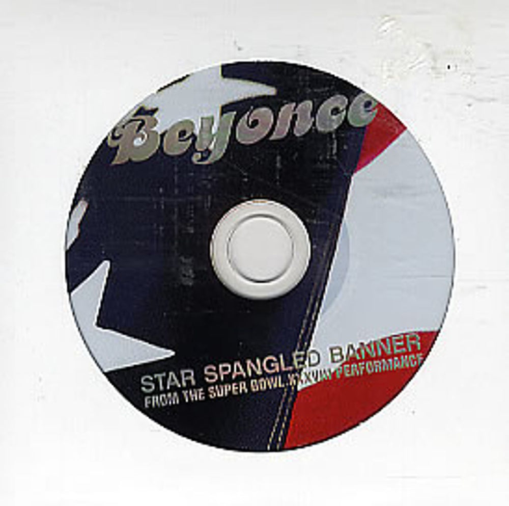 Beyoncé Star Spangled Banner US Promo CD single (CD5 / 5") CSK58360