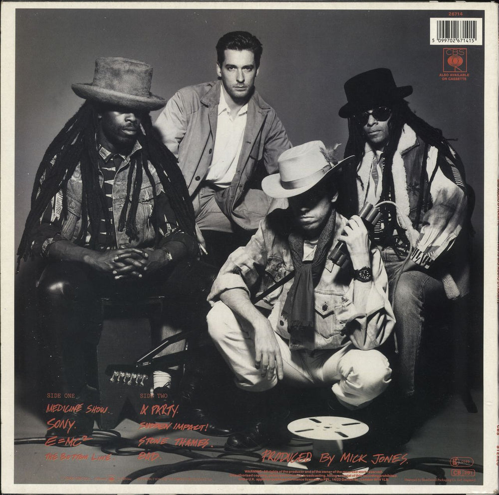 Big Audio Dynamite This Is Big Audio Dynamite - barcoded p/s UK vinyl LP album (LP record) 5099746299910