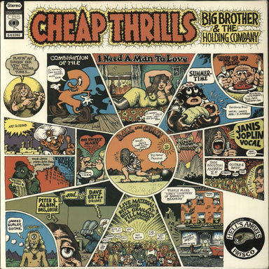 Big Brother & The Holding Company Cheap Thrills Dutch vinyl LP album (LP record) S63392