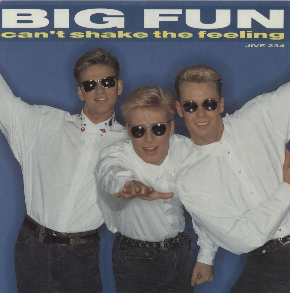 Big Fun Can't Shake The Feeling UK 7" vinyl single (7 inch record / 45) JIVE234