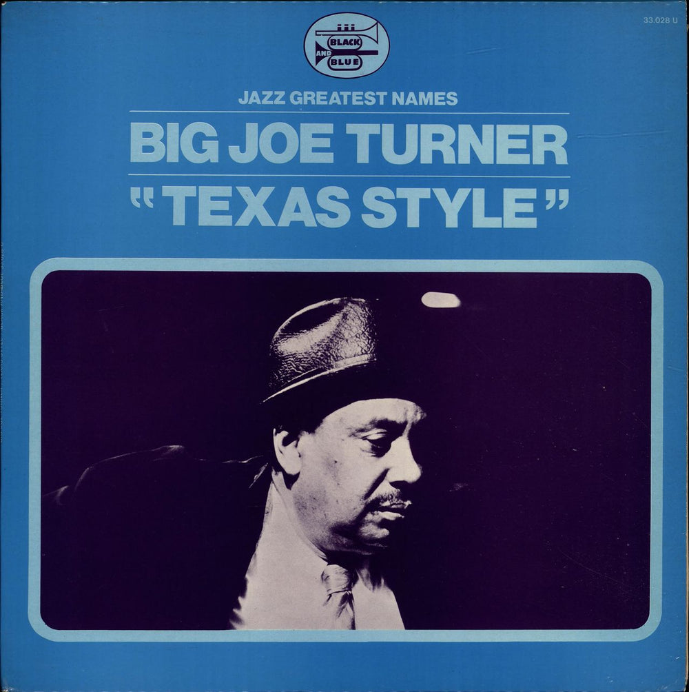 Big Joe Turner Texas Style French vinyl LP album (LP record) 33.028