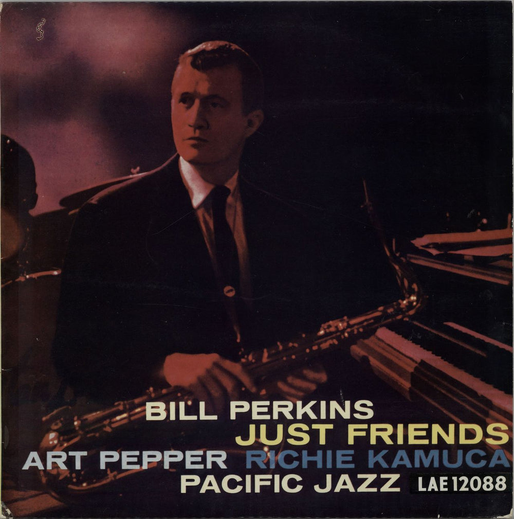 Bill Perkins Just Friends UK vinyl LP album (LP record) LAE12088