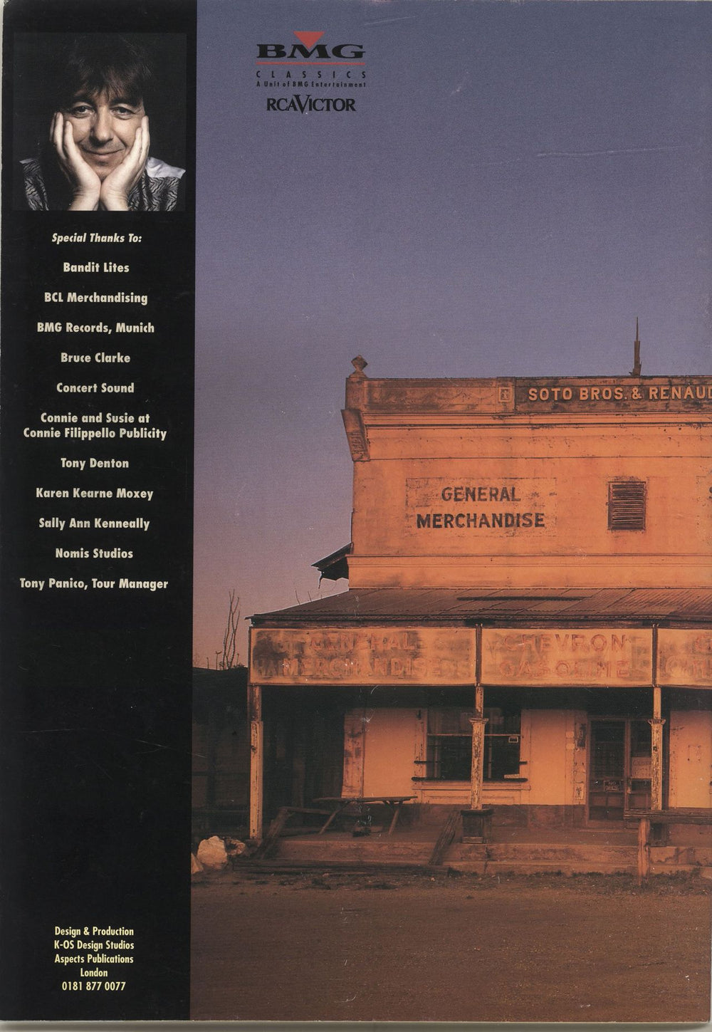 Bill Wyman Anyway The Wind Blows Tour UK tour programme WYMTRAN696207