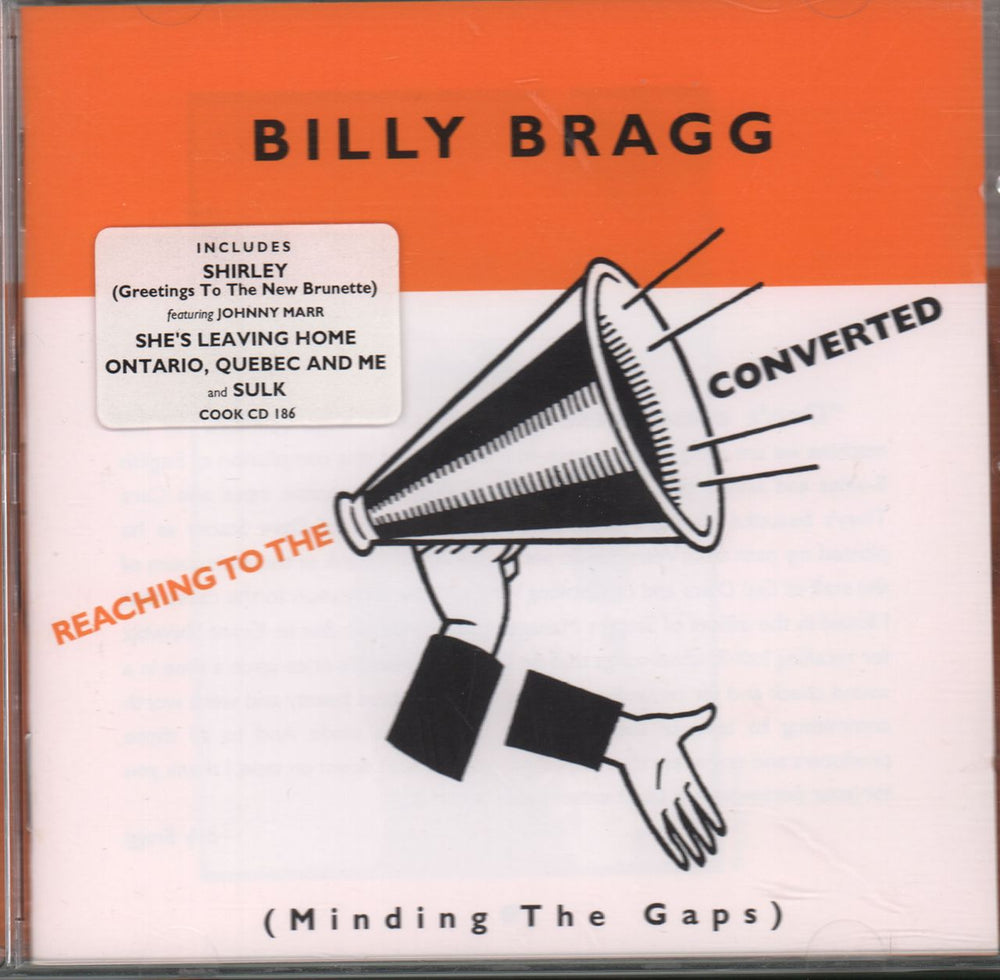 Billy Bragg Reaching To The Converted UK CD album (CDLP) COOKCD186