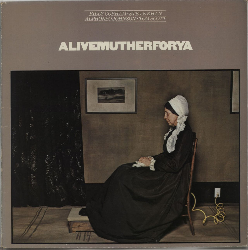 Billy Cobham Alivemutherforya UK vinyl LP album (LP record) 82813