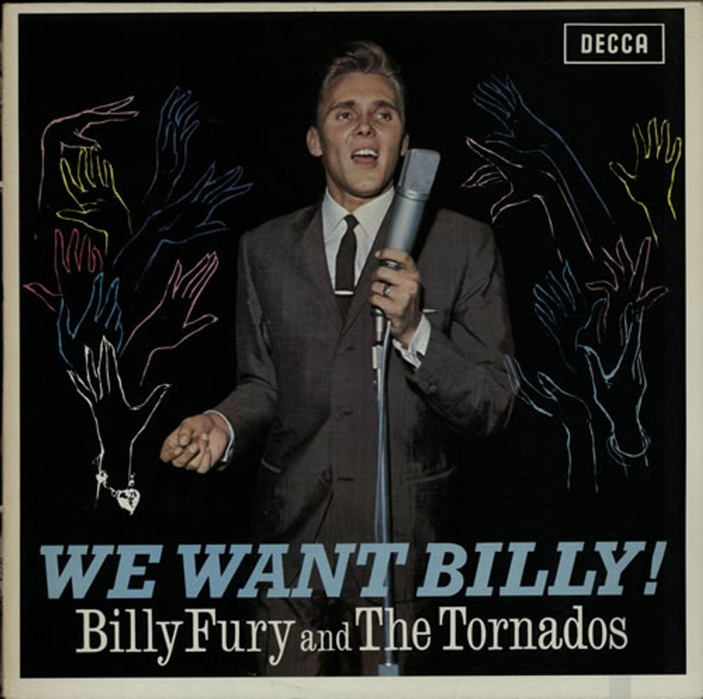 Billy Fury We Want Billy! UK vinyl LP album (LP record) TAB62