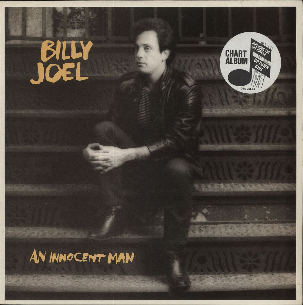 Billy Joel An Innocent Man - Hype Stickered UK vinyl LP album (LP record) 25554