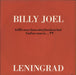 Billy Joel Leningrad UK 7" vinyl single (7 inch record / 45) JOEL3