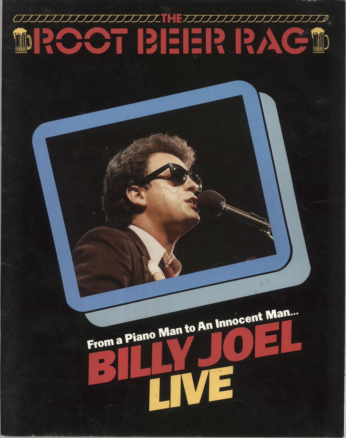 Billy Joel The Root Beer Rag + Ticket Stub UK Tour programme ...