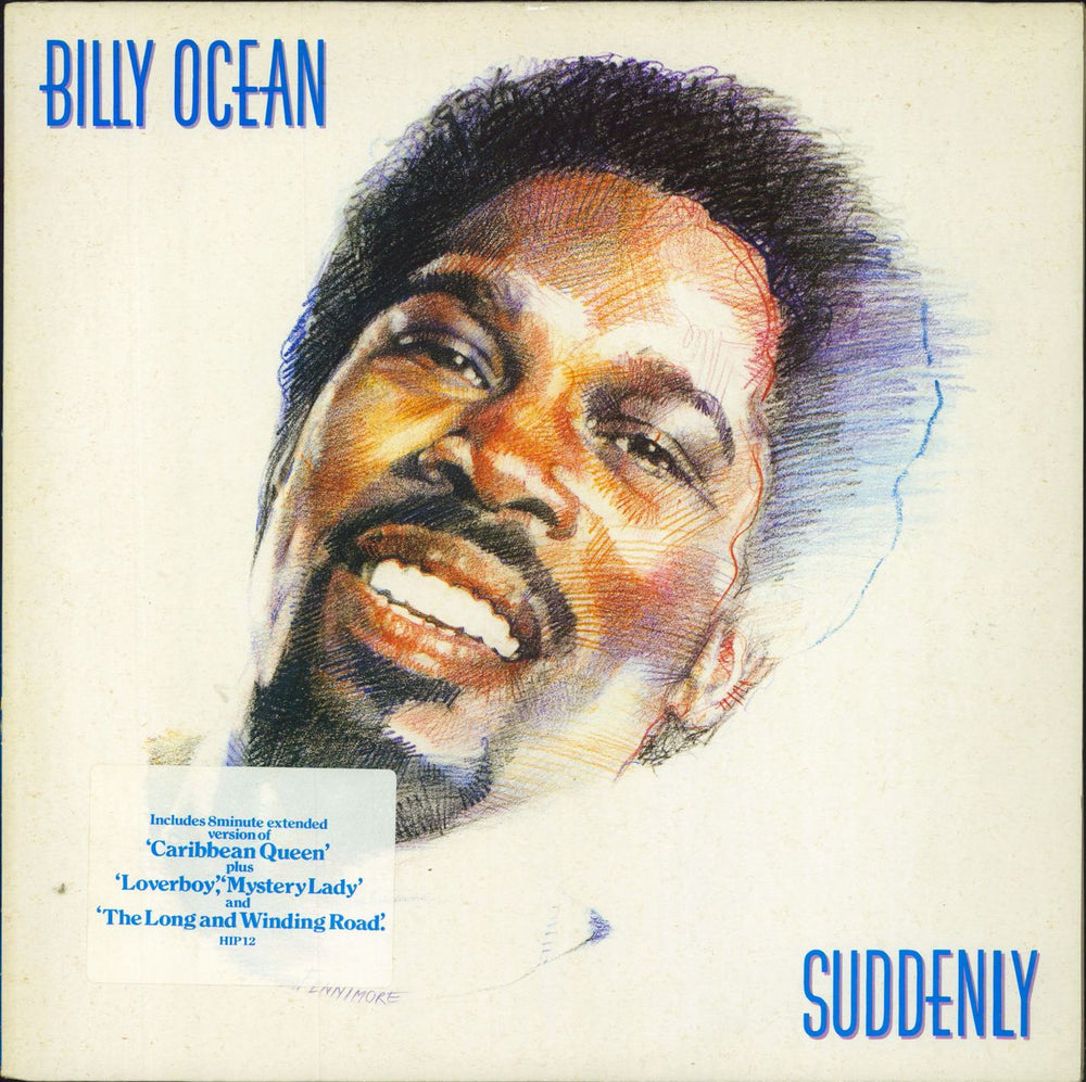 Billy Ocean Suddenly - 1st - Hype Sticker UK vinyl LP album (LP record) HIP12