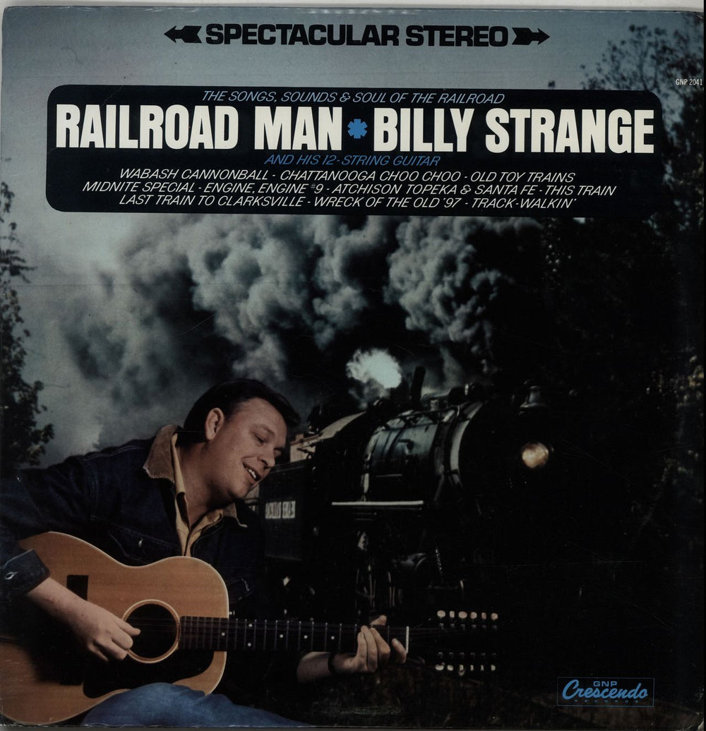 Billy Strange Railroad Man US vinyl LP album (LP record) GNP2041