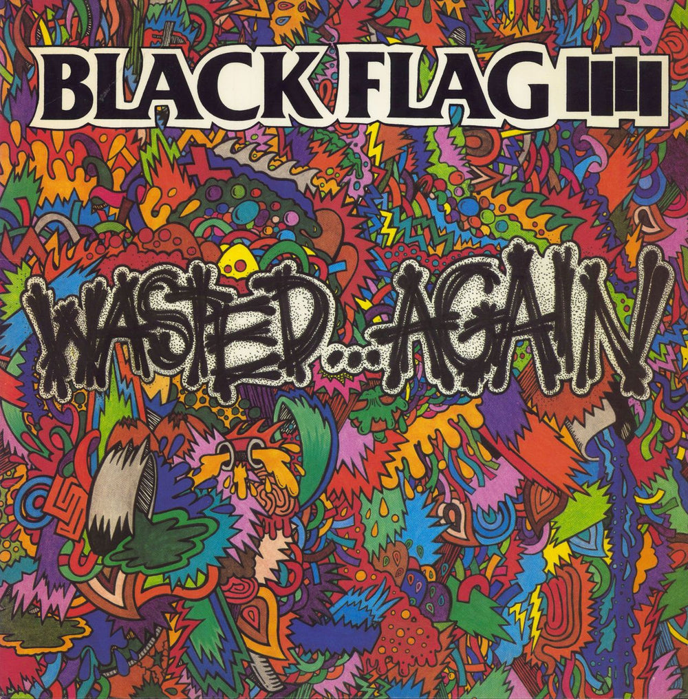 Black Flag Wasted...Again US vinyl LP album (LP record) SST166