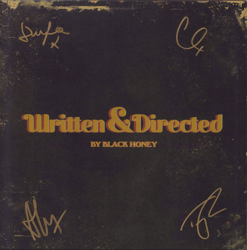 Black Honey Written & Directed - Red & White Vinyl + Bonus 7" - Autographed Sleeve UK vinyl LP album (LP record)