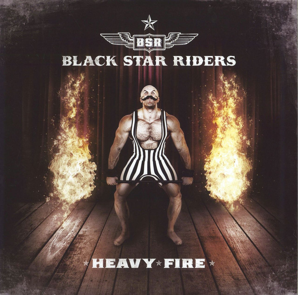 Black Star Riders Heavy Fire German vinyl LP album (LP record) NE3884-1