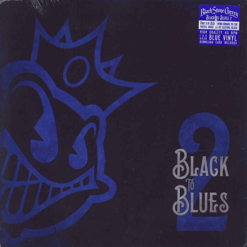 Black Stone Cherry Black To Blues - Blue Vinyl - 180 Gram UK vinyl LP album (LP record) M75391