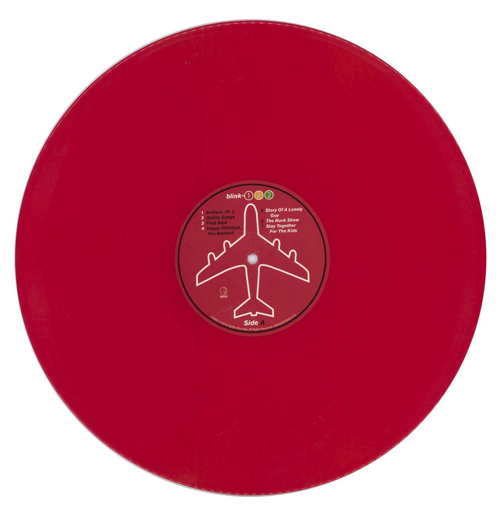 Blink 182 Take Off Your Pants And Jacket - 180gm Red Vinyl UK vinyl LP album (LP record) B18LPTA786481