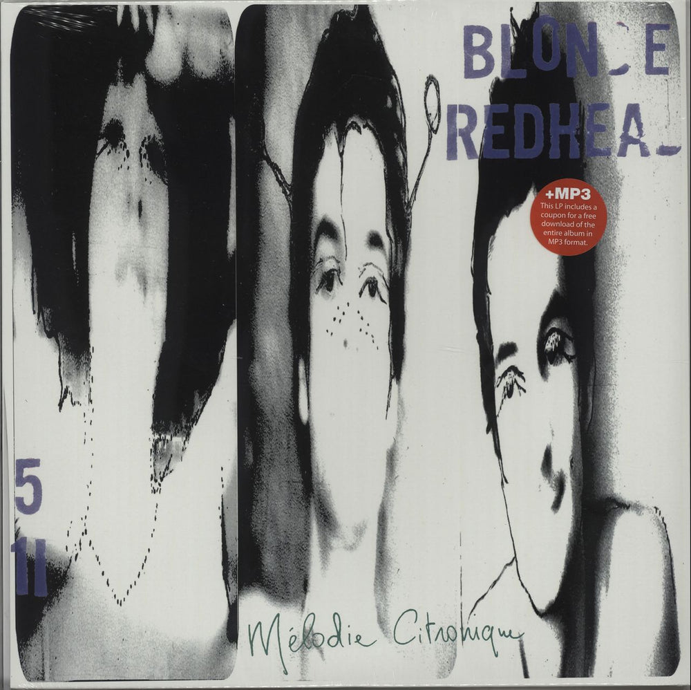 Blonde Redhead Melodie Citronique US 12" vinyl single (12 inch record / Maxi-single) TG219