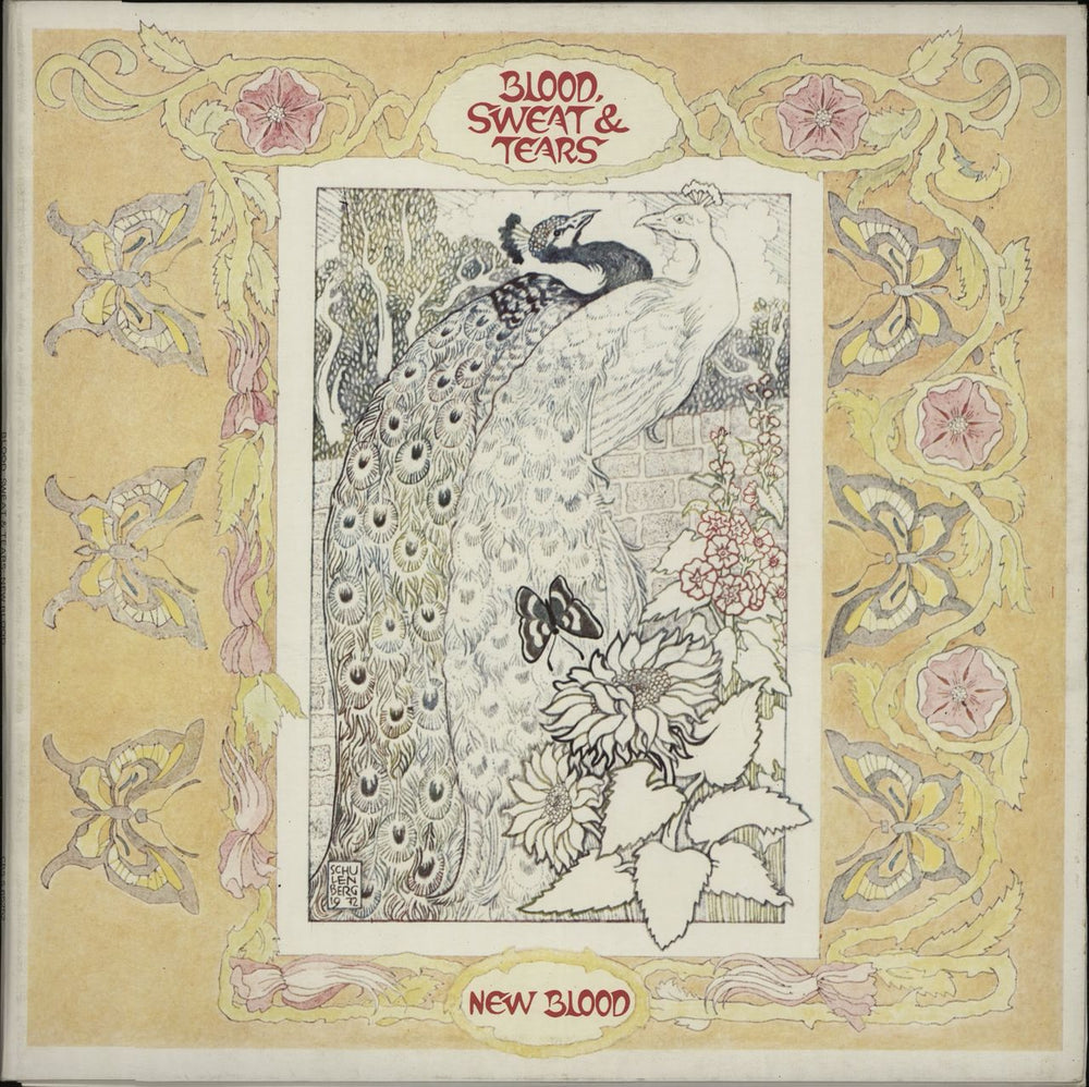 Blood Sweat & Tears New Blood Italian vinyl LP album (LP record) 65252
