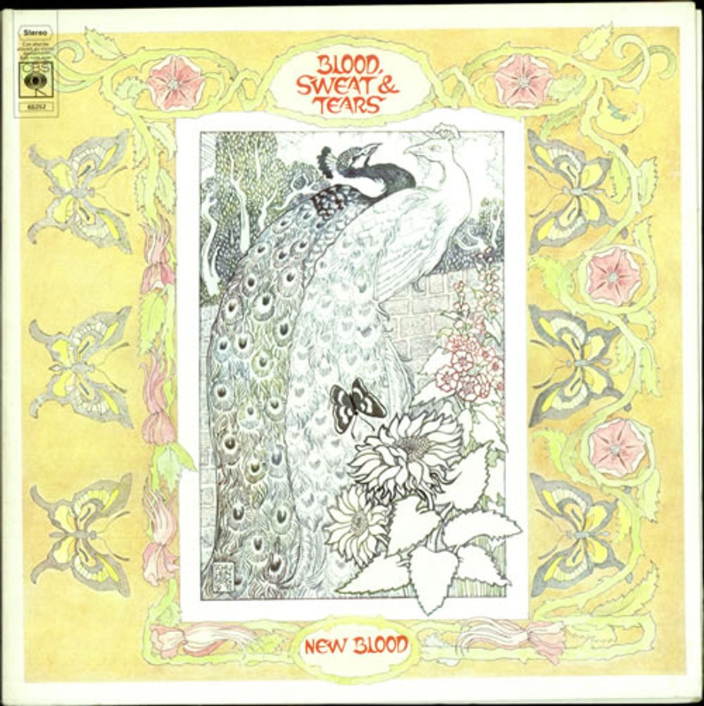 Blood Sweat & Tears New Blood UK vinyl LP album (LP record) 65252