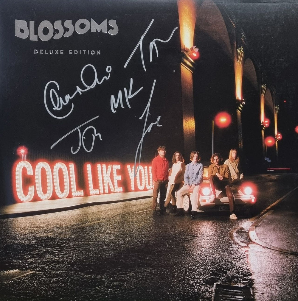 Blossoms Cool Like You - Deluxe - 180gm - Autographed UK 2-LP vinyl record set (Double LP Album) VX3201