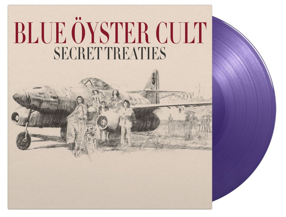 Blue Oyster Cult Secret Treaties - Purple Vinyl 180 Gram UK vinyl LP album (LP record) MOVLP2156