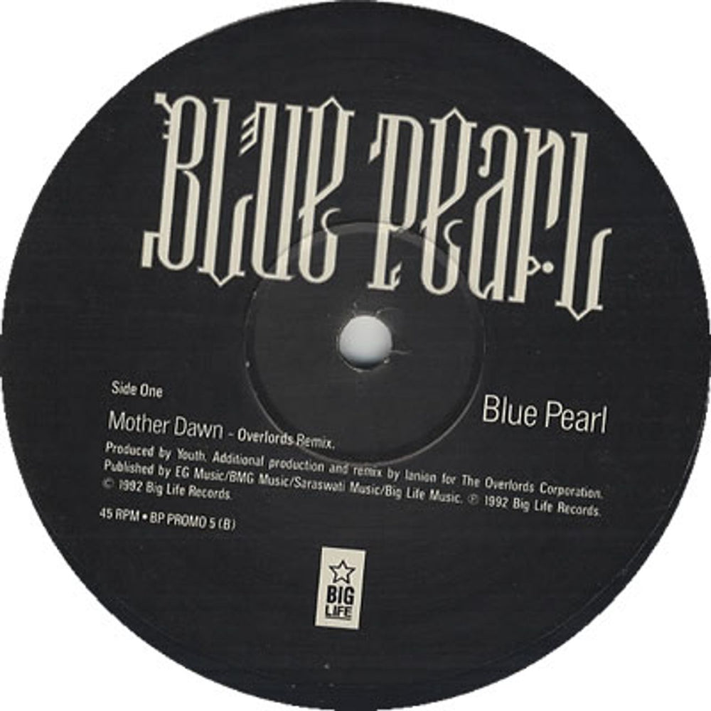 Blue Pearl Mother Dawn UK Promo 12" vinyl single (12 inch record / Maxi-single) BPPROMO5