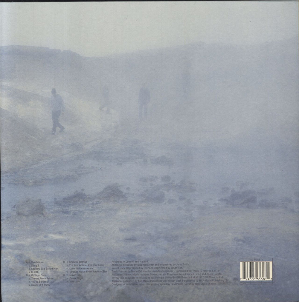 Blur Blur UK 2-LP vinyl record set (Double LP Album) 724385653810