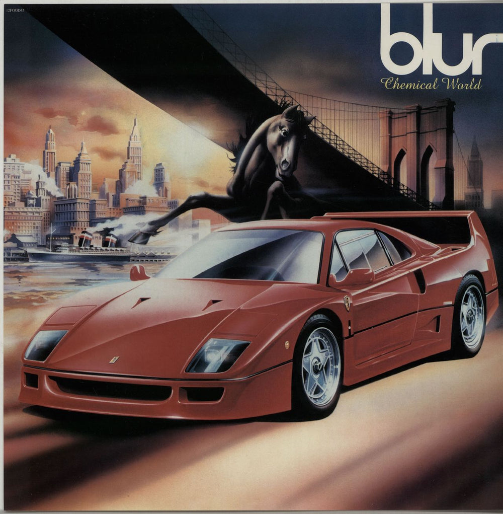 Blur Chemical World + Print UK 12" vinyl single (12 inch record / Maxi-single) BLR12CH143604