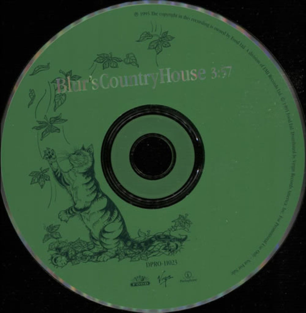 Blur Country House US Promo CD single (CD5 / 5") BLRC5CO56315