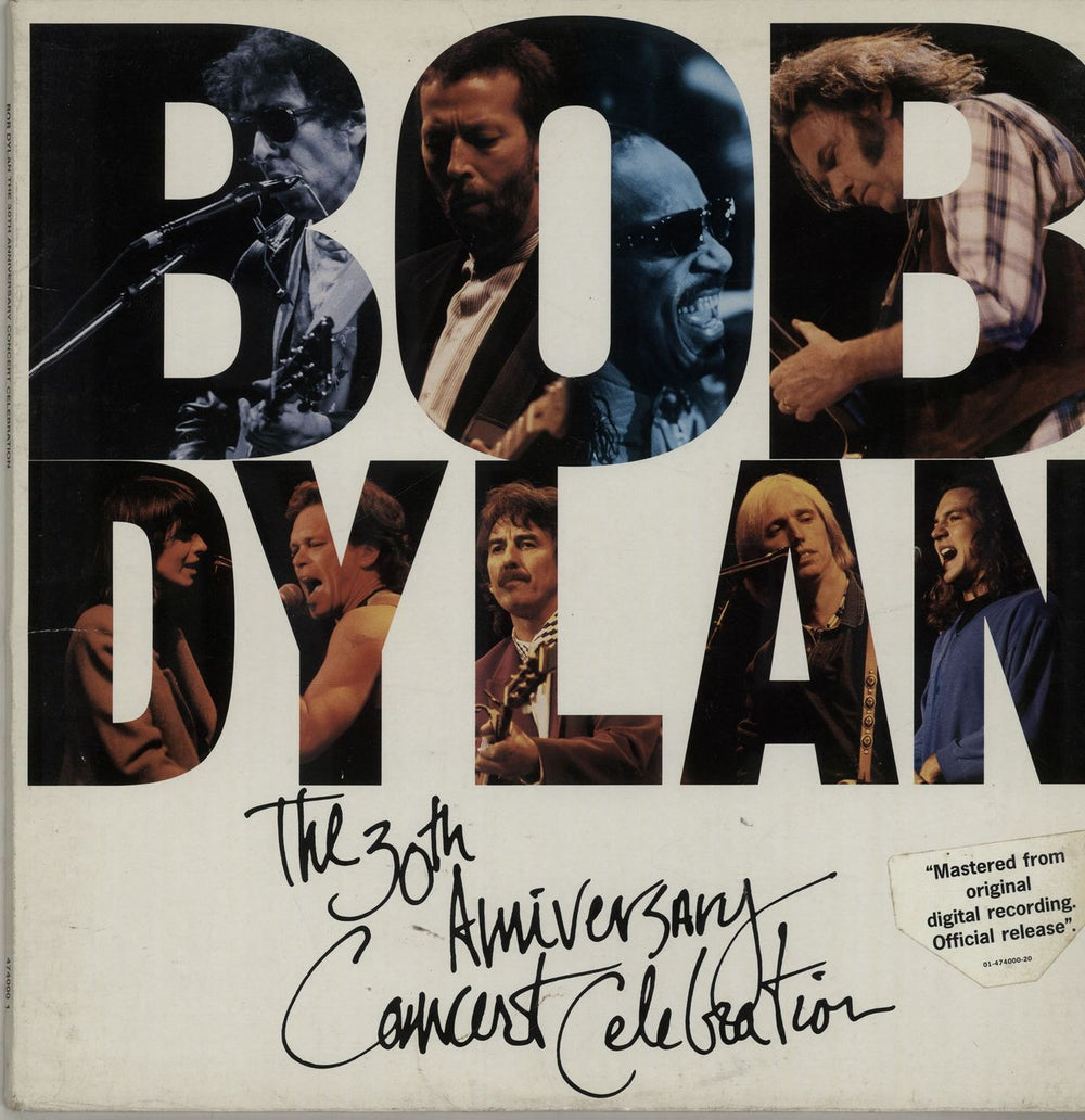 Bob Dylan 30th Anniversary Concert Celebration UK 3-LP vinyl record set (Triple LP Album) COL474000-1