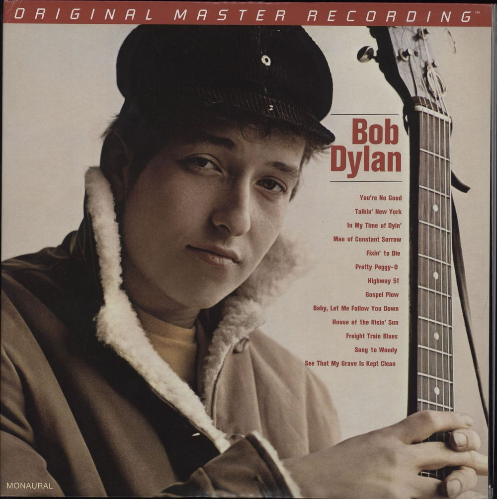 Bob Dylan Bob Dylan - Original Master Recording Mono 180 Gram 45RPM - Sealed US vinyl LP album (LP record) MFSL2-458