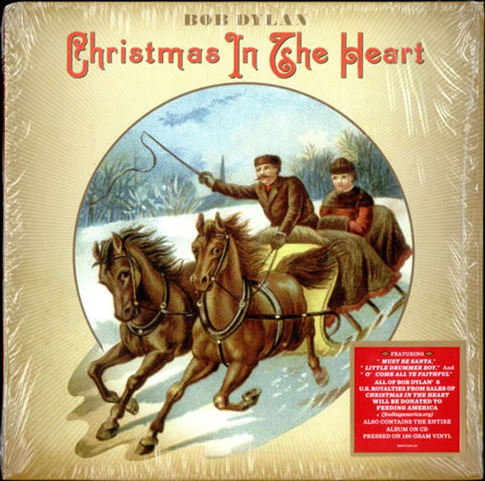 Bob Dylan Christmas In The Heart US vinyl LP album (LP record) 88697573231