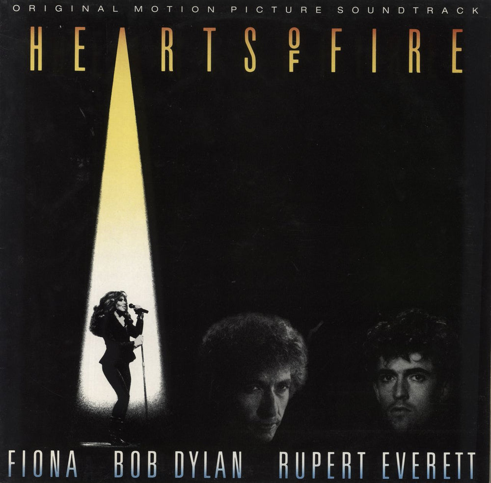 Bob Dylan Hearts Of Fire - Soundtrack UK vinyl LP album (LP record) 460001-1