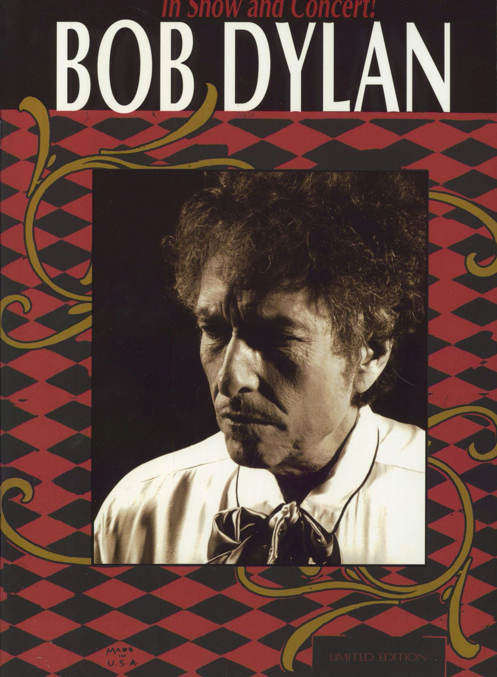 Bob Dylan In Show And Concert! + Stub UK tour programme TOUR PROGRAMME